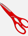 Kuchyňské nůžky 220 mm červené hedvábné KSP-220R