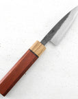 Nůž na ovoce a zeleninu 9 cm Kajiwara Damascus Aogami