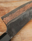 Nůž Santoku 16,5 cm Hatsukokoro Yorokobi Kurouchi SLD/SS