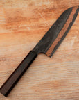 Nůž Santoku 16,5 cm Hatsukokoro Yorokobi Kurouchi SLD/SS