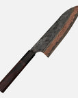 Nůž Santoku 16,5 cm Hatsukokoro Yorokobi Kurouchi SLD/SS
