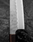 Nůž Santoku 16,5 cm Nigara Hamono Kurouchi Aogami Super/SS