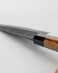 Nůž Santoku 18 cm Mutsumi Hinoura Nashiji Shirogami