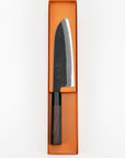 Nůž Santoku 18 cm Mutsumi Hinoura Shirogami