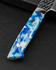 Nůž šéfkuchařský 21 cm Takeshi Saji modrý akryl STRIX