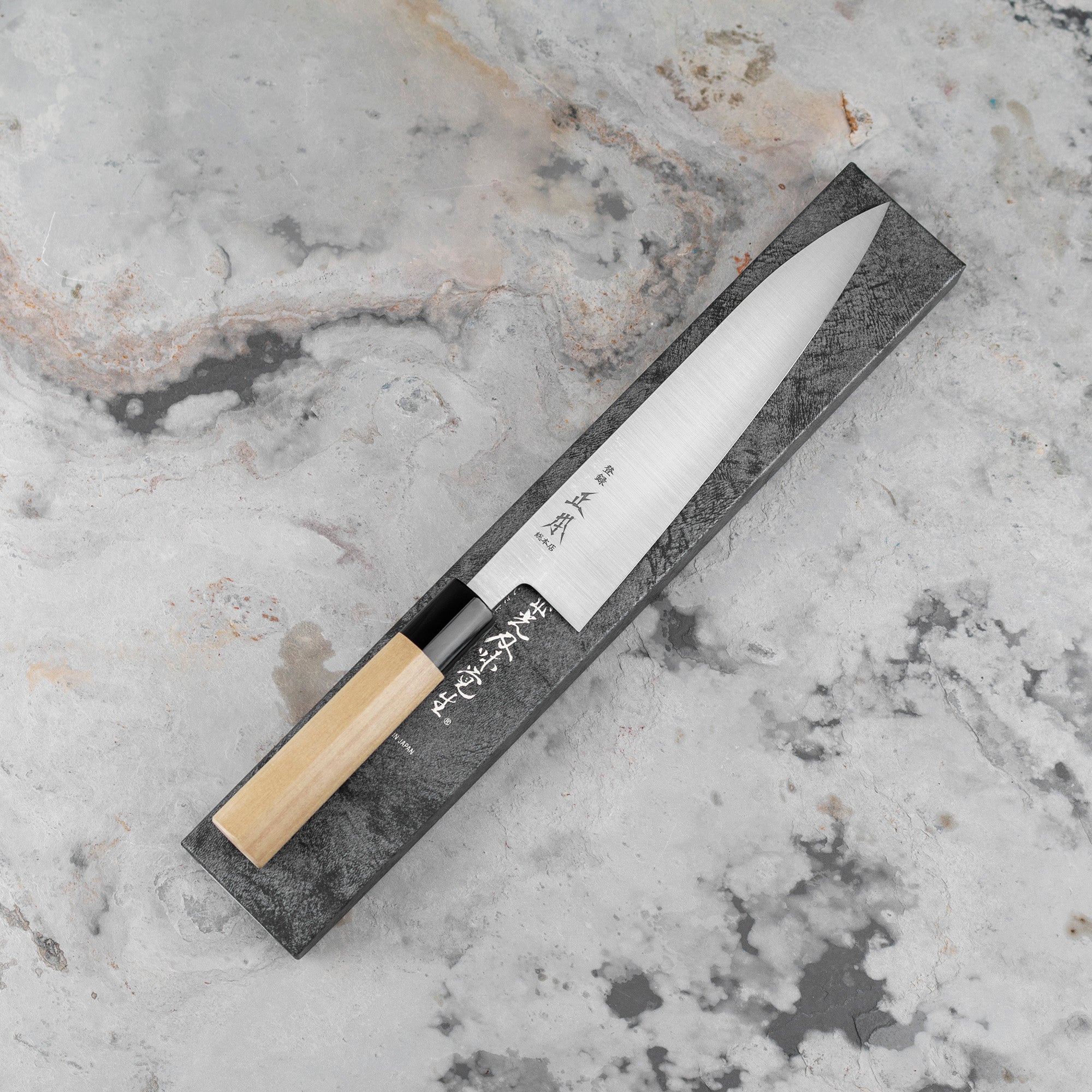 Nůž šéfkuchařský 22 cm Masamoto KS Shirogami