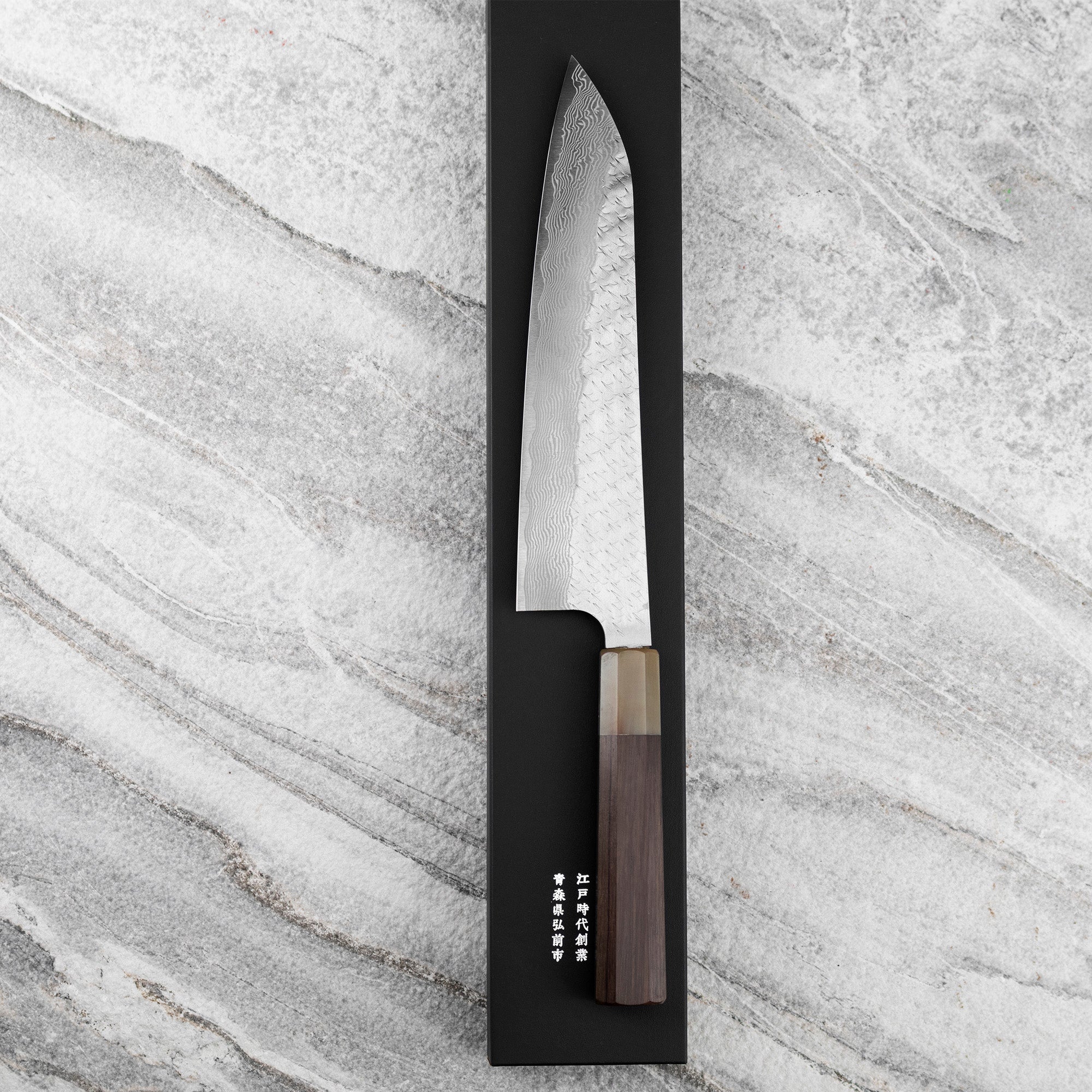 Nůž šéfkuchařský 23 cm Nigara Hamono STRIX Damašek