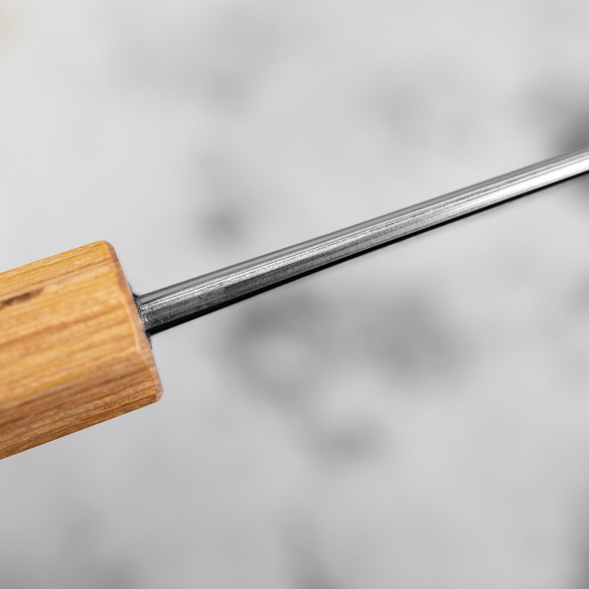 Nůž šéfkuchařský 24 cm Yoshimi Kato Aogami Kurouchi V-Tsuchime Super/SS