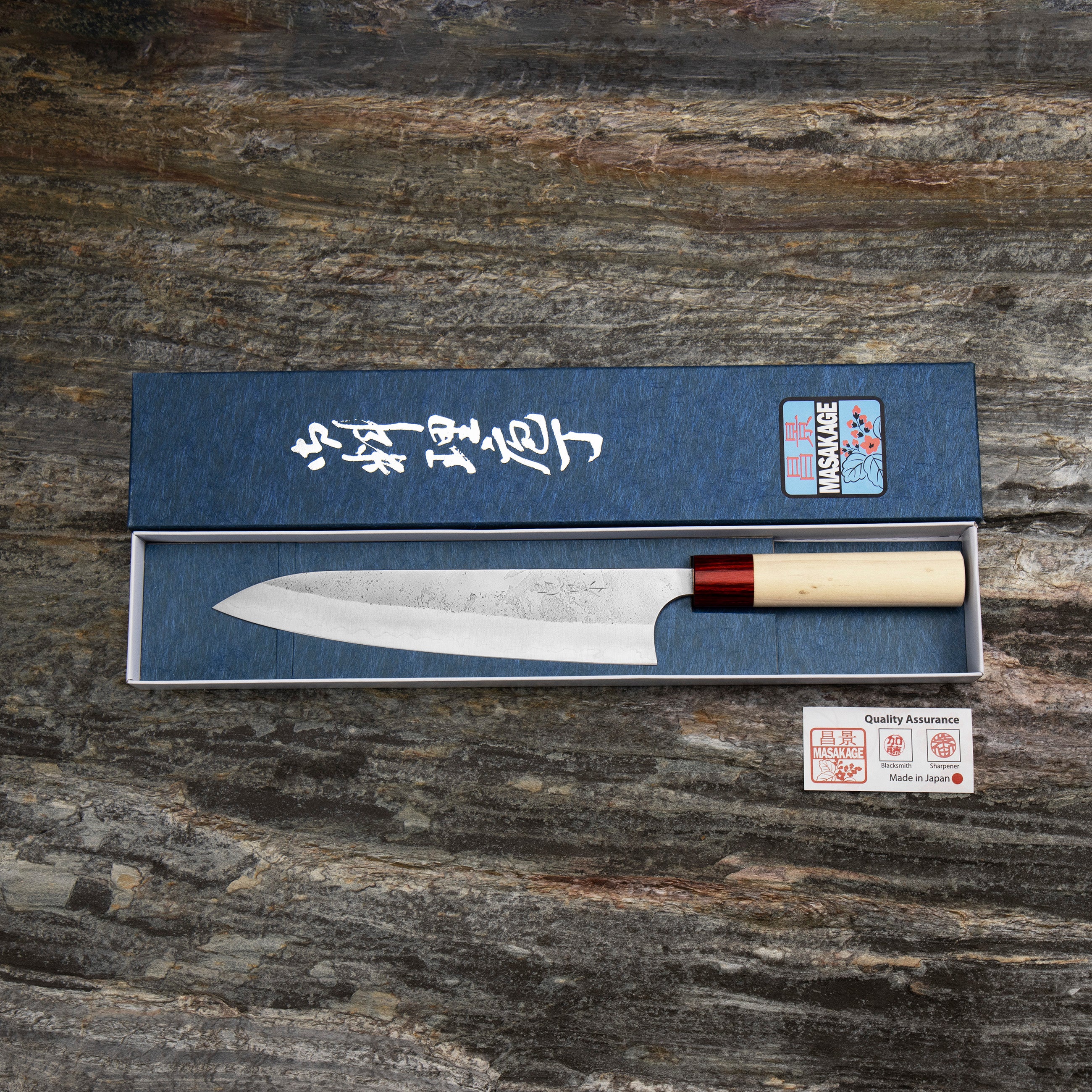 Nůž šéfkuchařský 18 cm Masakage Yuki Shirogami