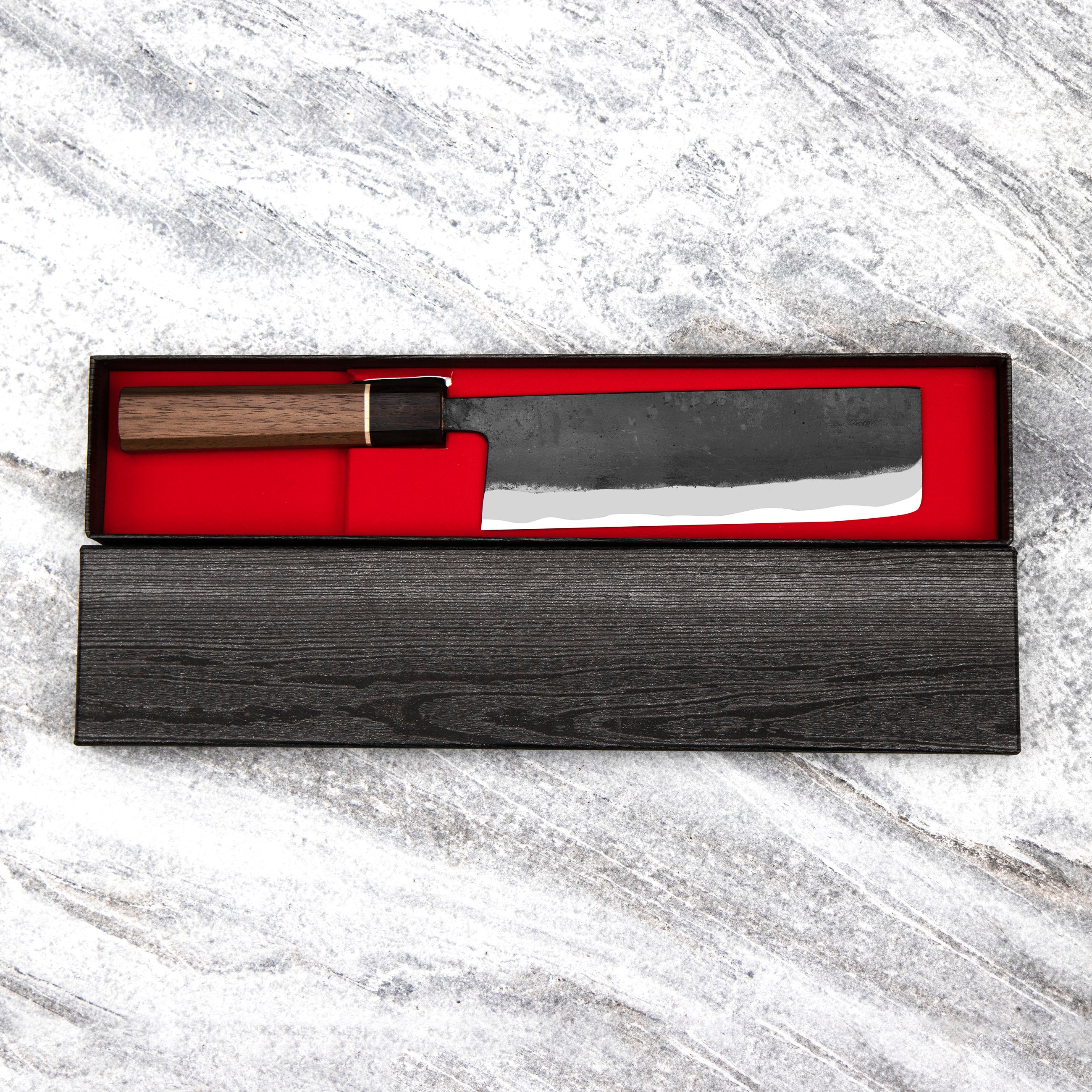 Nůž Nakiri 17 cm Daisuke Nishida Shirogami