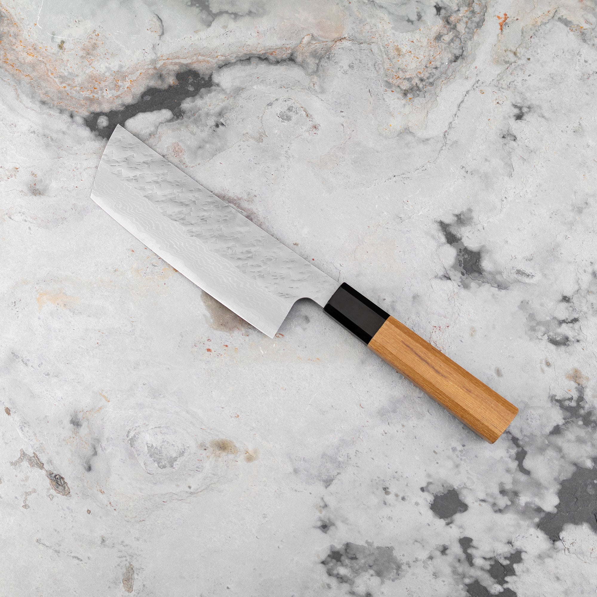 Nůž Nakiri 14,5 cm Nigara Hamono VG-10 Damašek