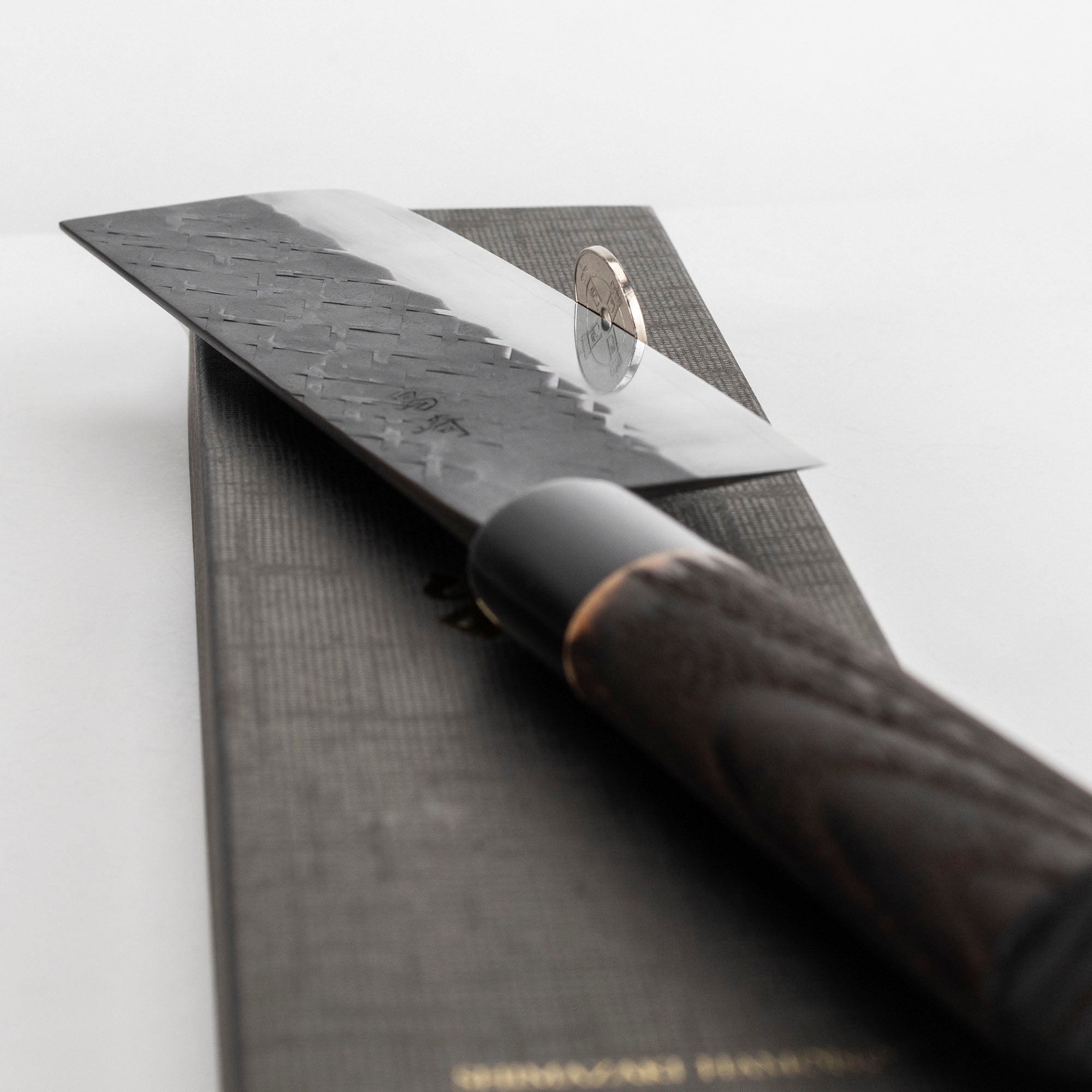 Nůž Nakiri 16,5 cm Shimazaki Hamono Black SLD/SS