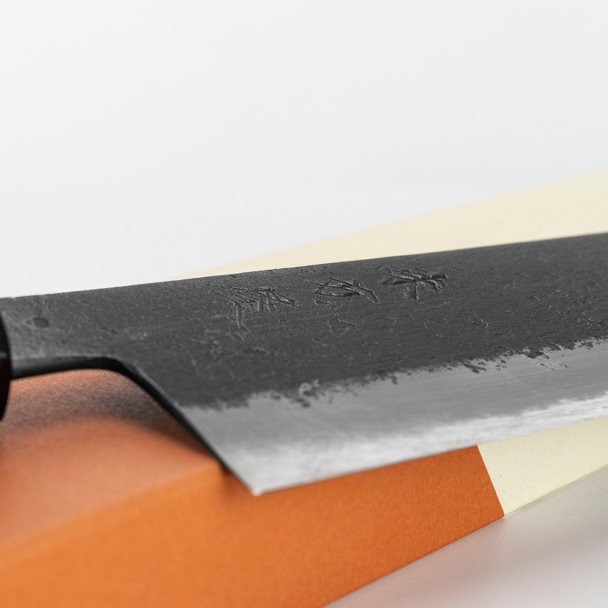 Nůž Nakiri 17 cm Mutsumi Hinoura Nashiji Shirogami