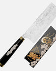 Nůž Nakiri 17 cm Takeshi Saji Art Fujin Raijin R-2 + Saya
