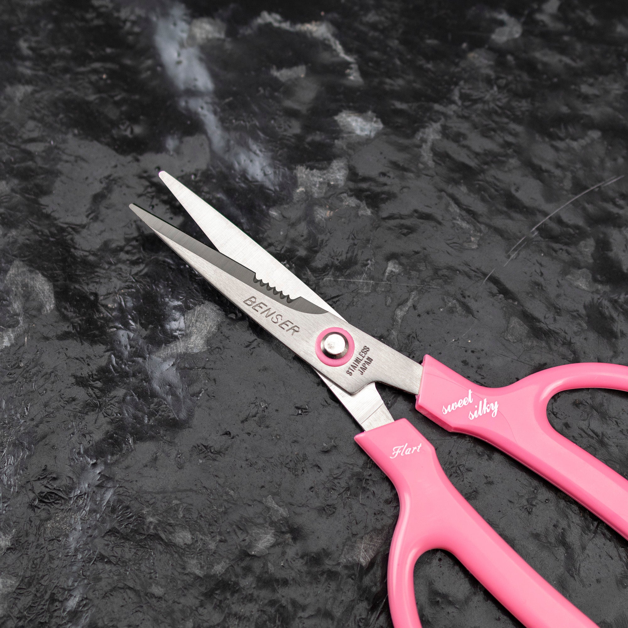 Univerzální květinové nůžky 175 mm růžové hedvábné USP-175P