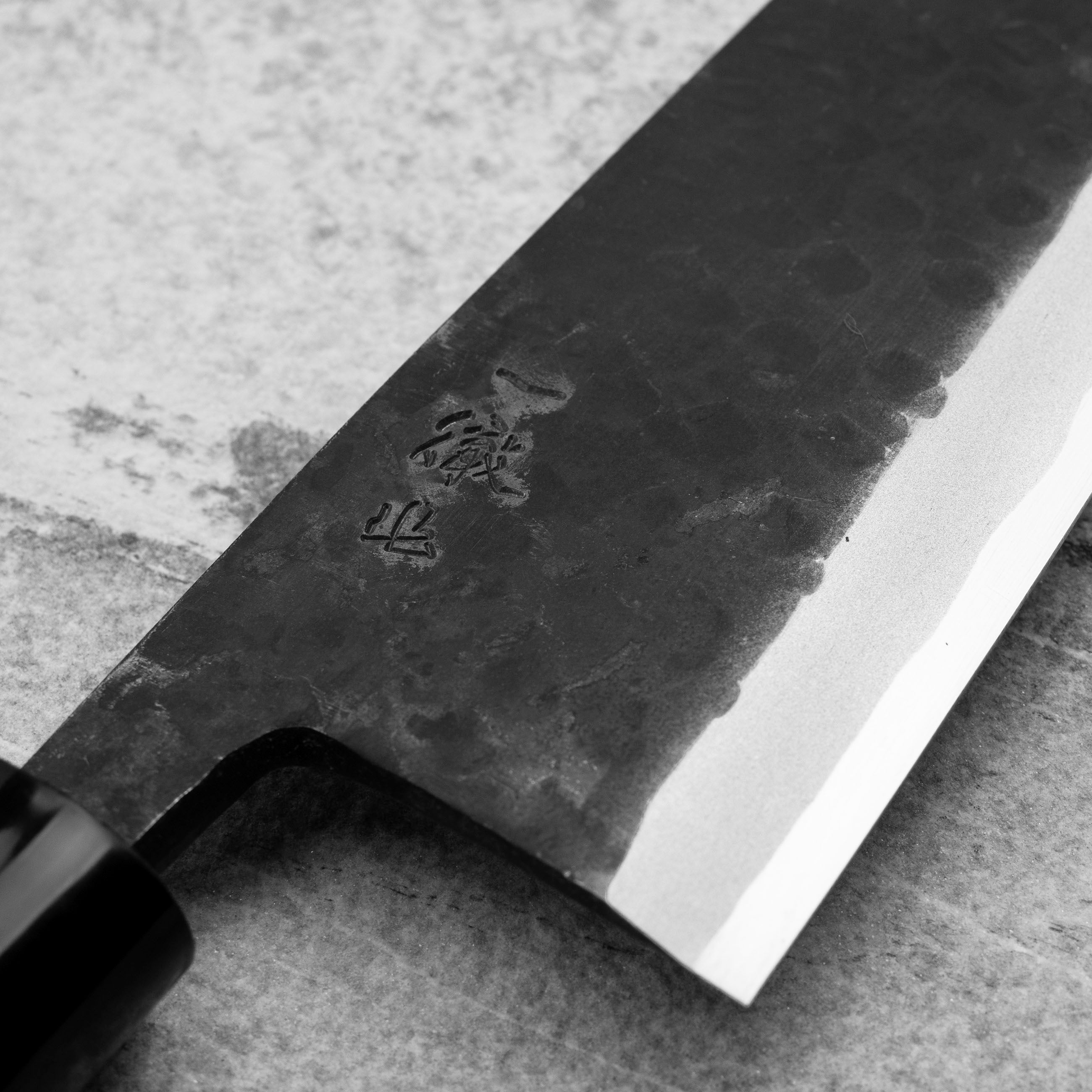 Nůž Deba 24 cm Ittetsu Forge Black Shirogami