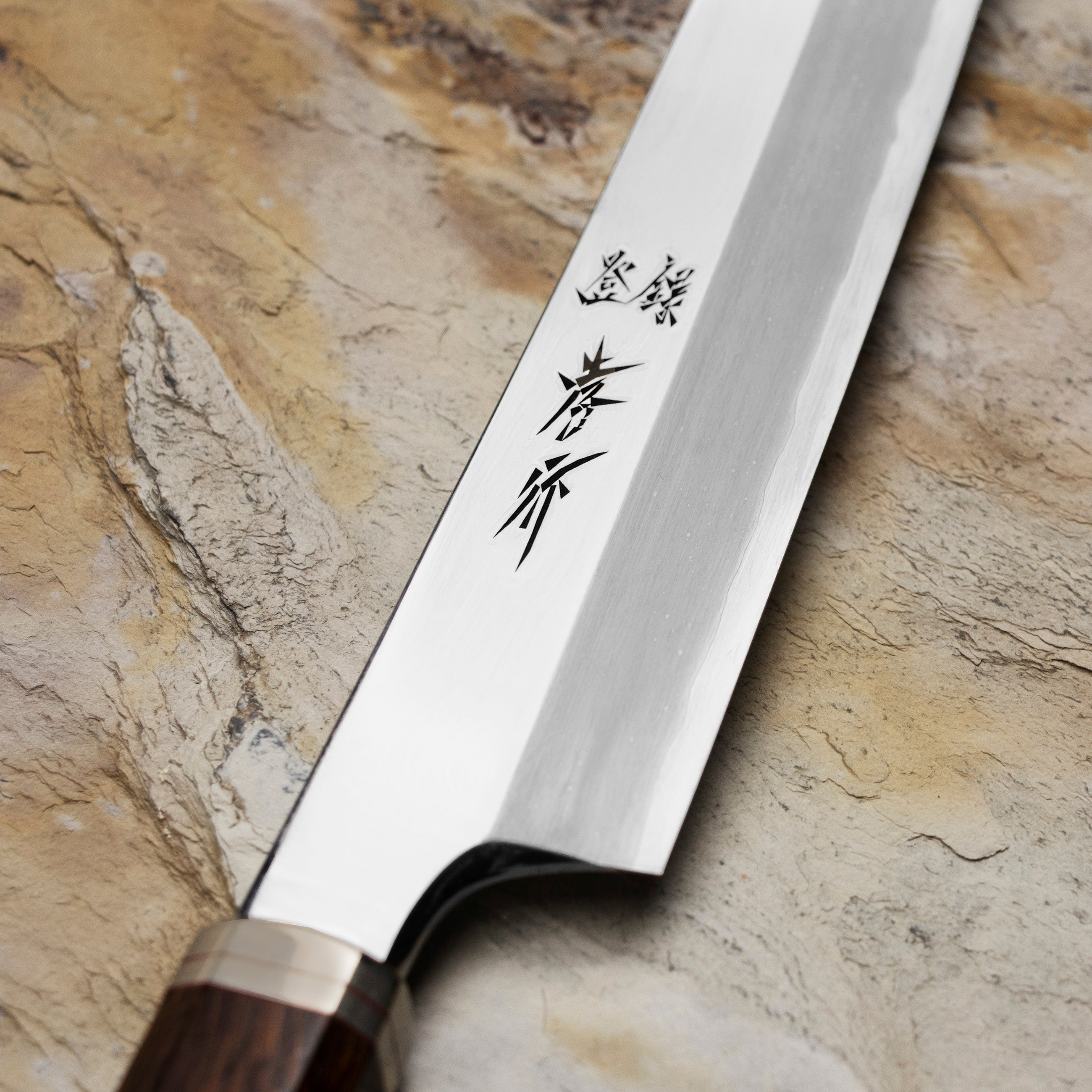 Nůž Kengata Yanagiba 27 cm Sakai Takayuki Shiden Silver