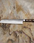 Nůž Kiritsuke Gyuto 24 cm Hokiyama Murakumo AUS-8 Brown