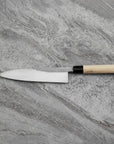 Nůž Miroshi Deba 21 cm Ittetsu Forge Black Shirogami