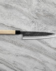 Nůž Miroshi Deba 21 cm Ittetsu Forge Black Shirogami