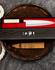 Nůž Miroshi Deba 21 cm Ittetsu Forge Shirogami