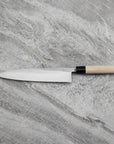 Nůž Miroshi Deba 24 cm Ittetsu Forge Black Shirogami