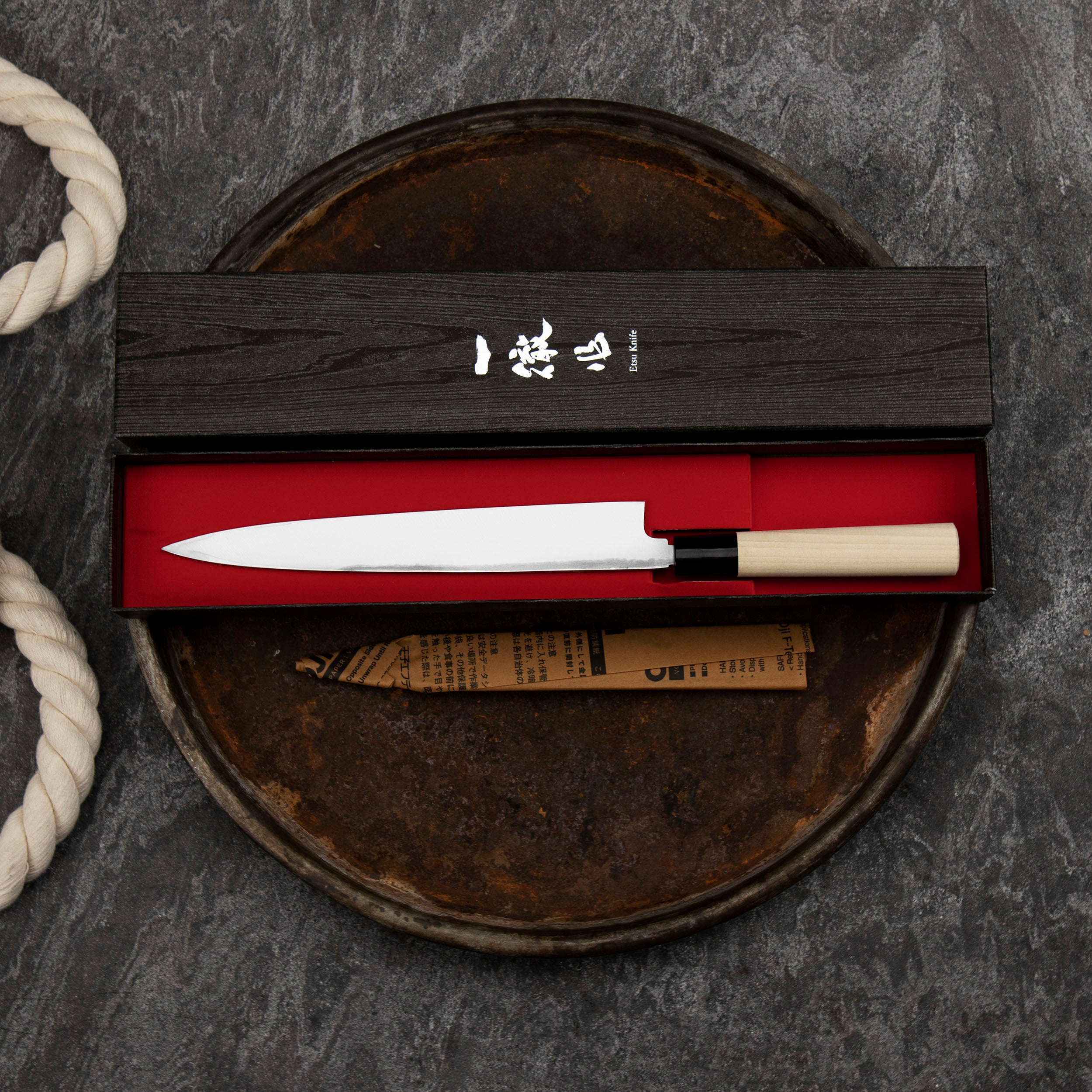 Nůž na sushi 24 cm Ittetsu Forge Shirogami