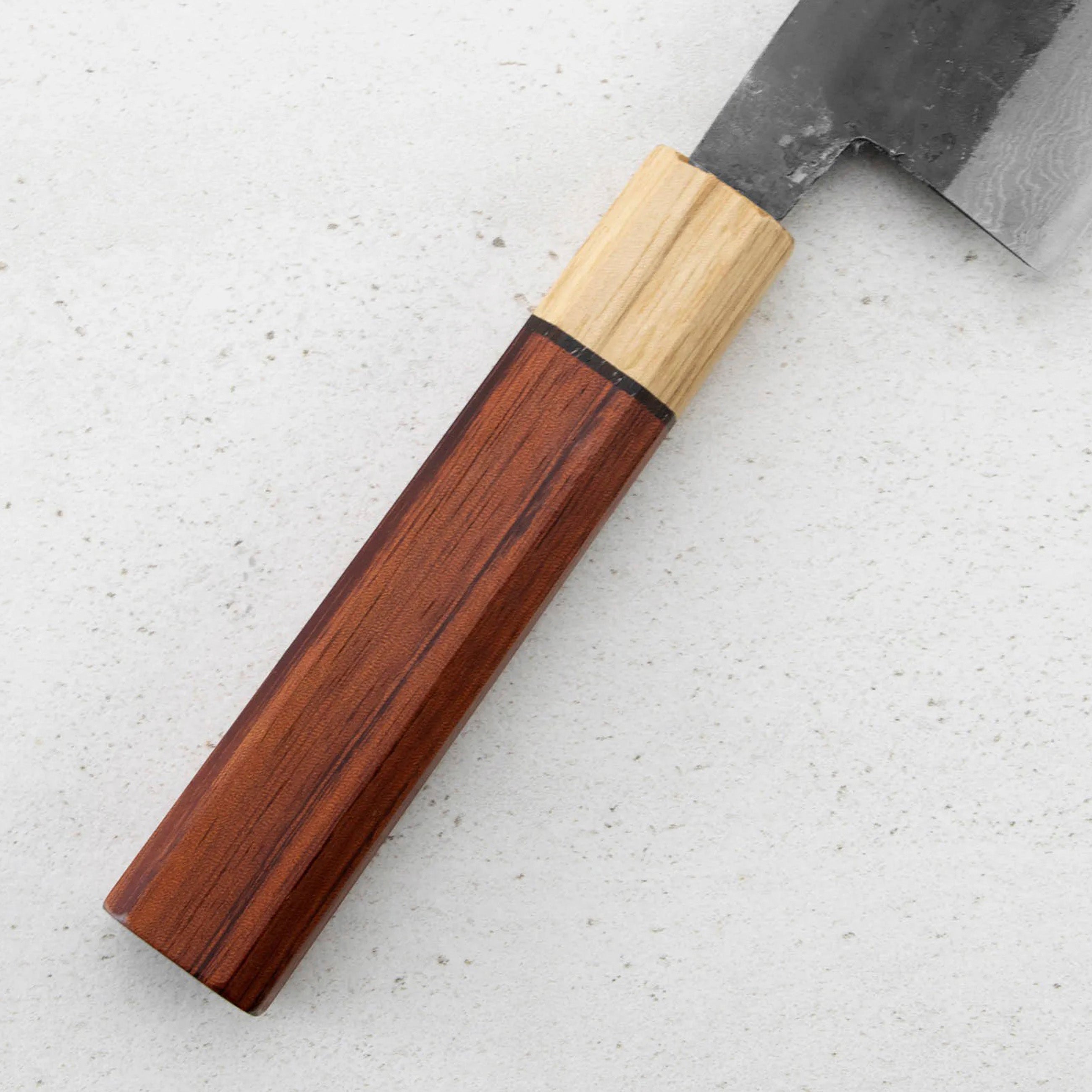 Nůž Nakiri 16,5 cm Kajiwara Damascus Aogami 