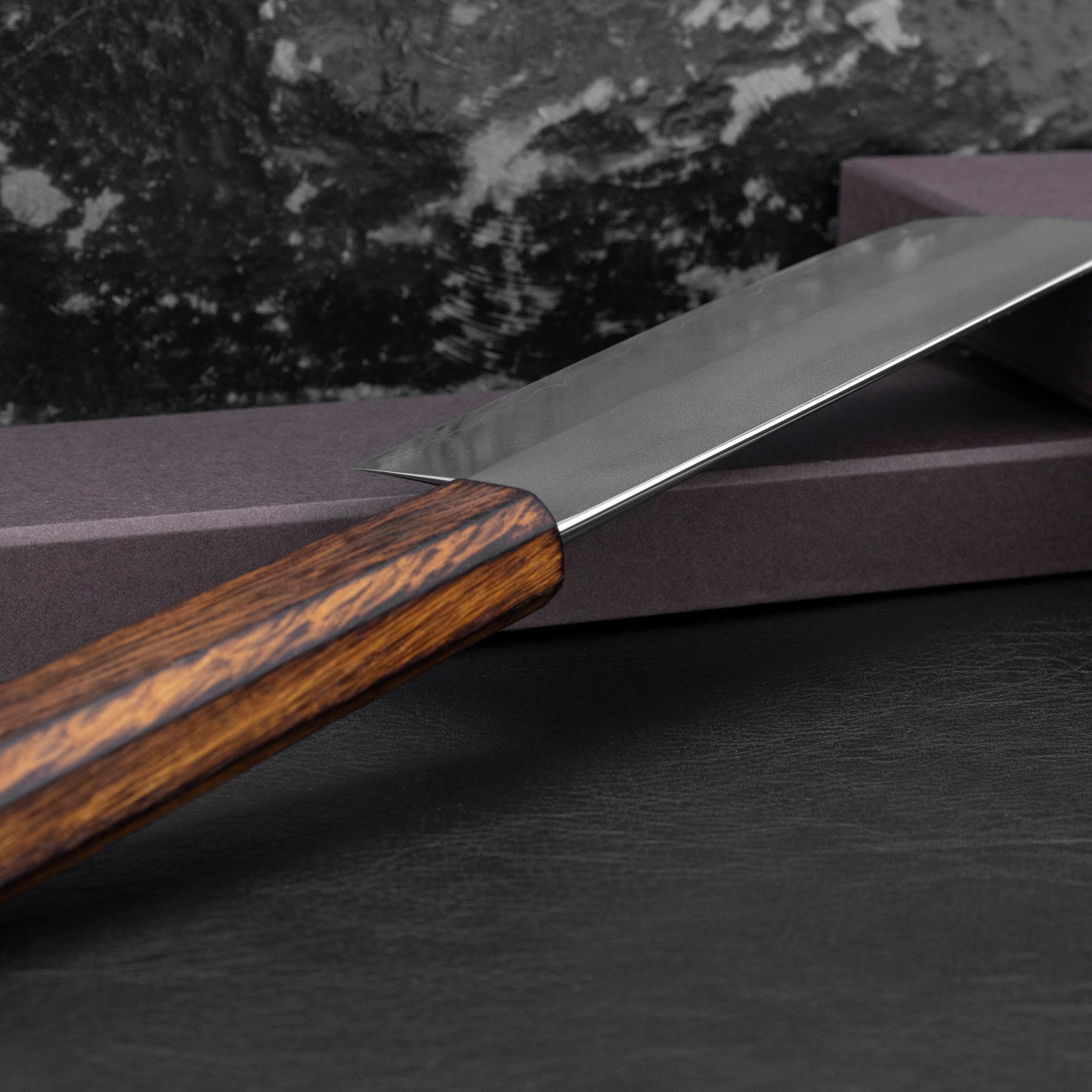 Nůž Nakiri 16,5 cm Yoshimi Kato Nashiji Ginsan/SS
