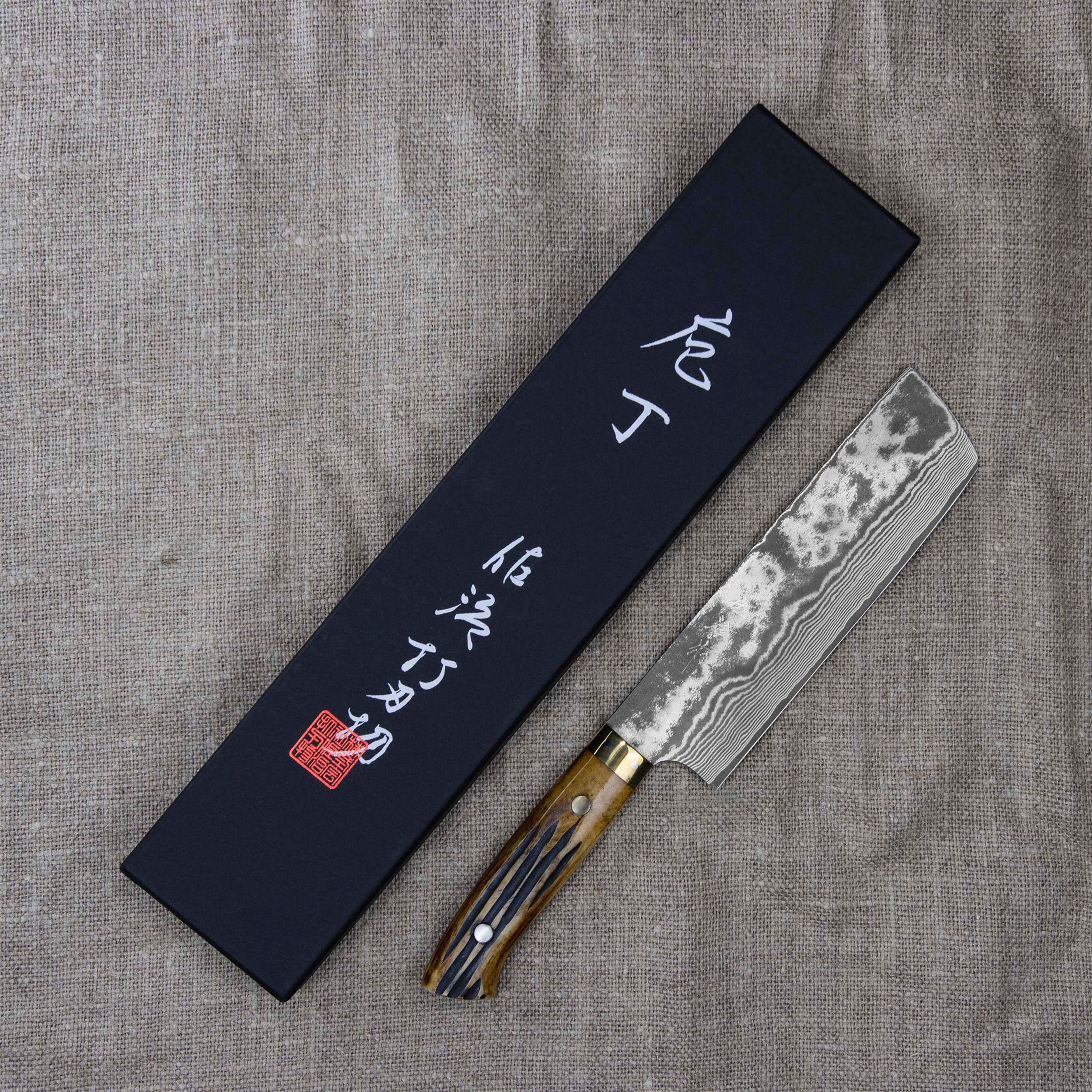 Nůž Nakiri 17 cm Takeshi Saji YBB VG-10