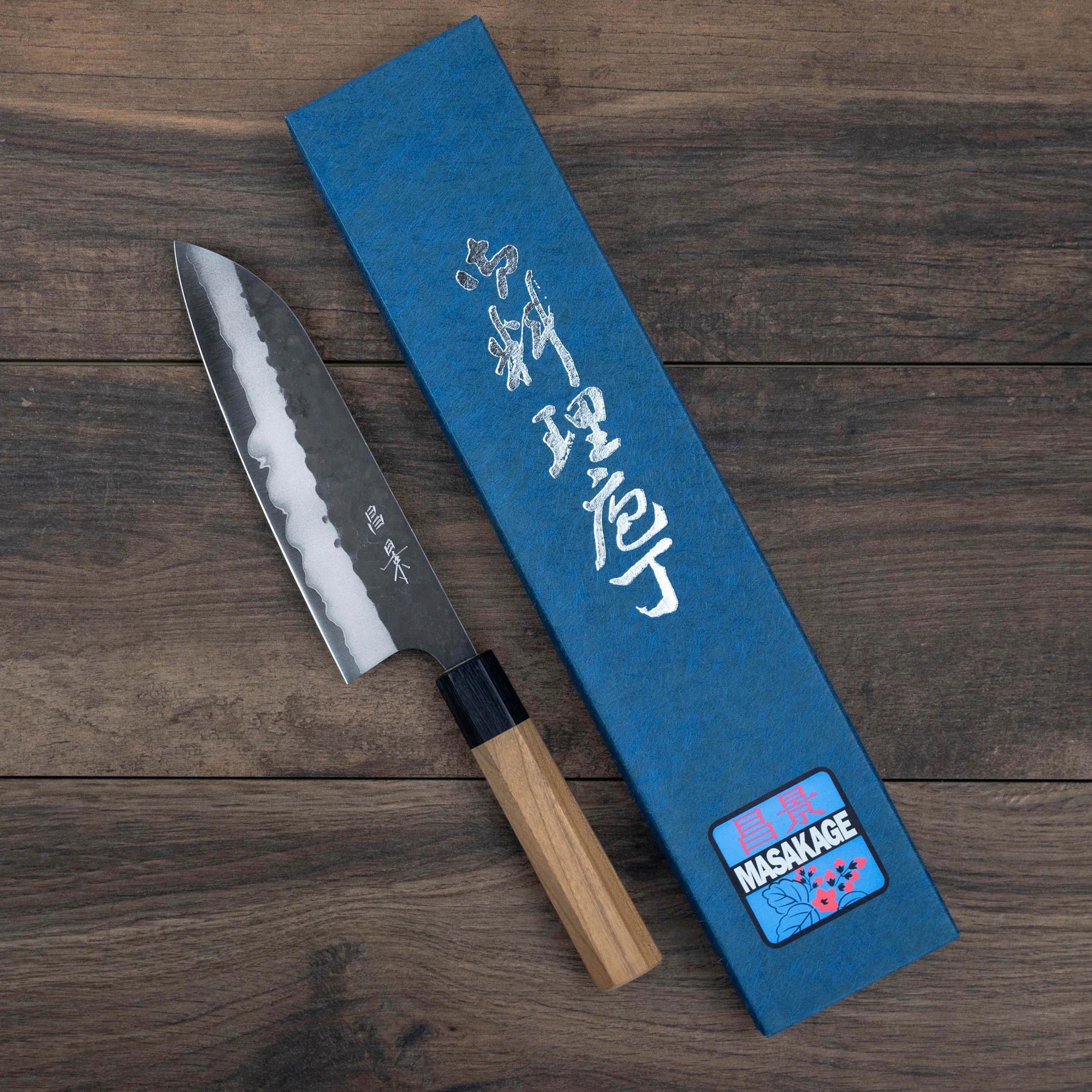 Nůž Santoku 16,5 cm Masakage Koishi Super Aogami