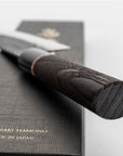 Nůž Santoku 16,5 cm Shimazaki Hamono Kurouchi SLD/SS