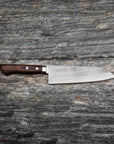 Nůž Santoku 17 cm Kunio Masutani VG-1 Nashiji mahagon