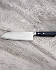 Nůž Santoku 17 cm Kunio Masutani VG-10 Hammered Blue Damascus