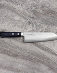 Nůž Santoku 17 cm Kunio Masutani VG-10 Hammered Blue Damascus