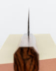 Nůž Santoku 18 cm Mutsumi Hinoura Nashiji Kurouchi Shirogami