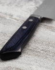 Nůž šéfkuchařský 18 cm Kunio Masutani VG-10 Hammered Blue Damascus