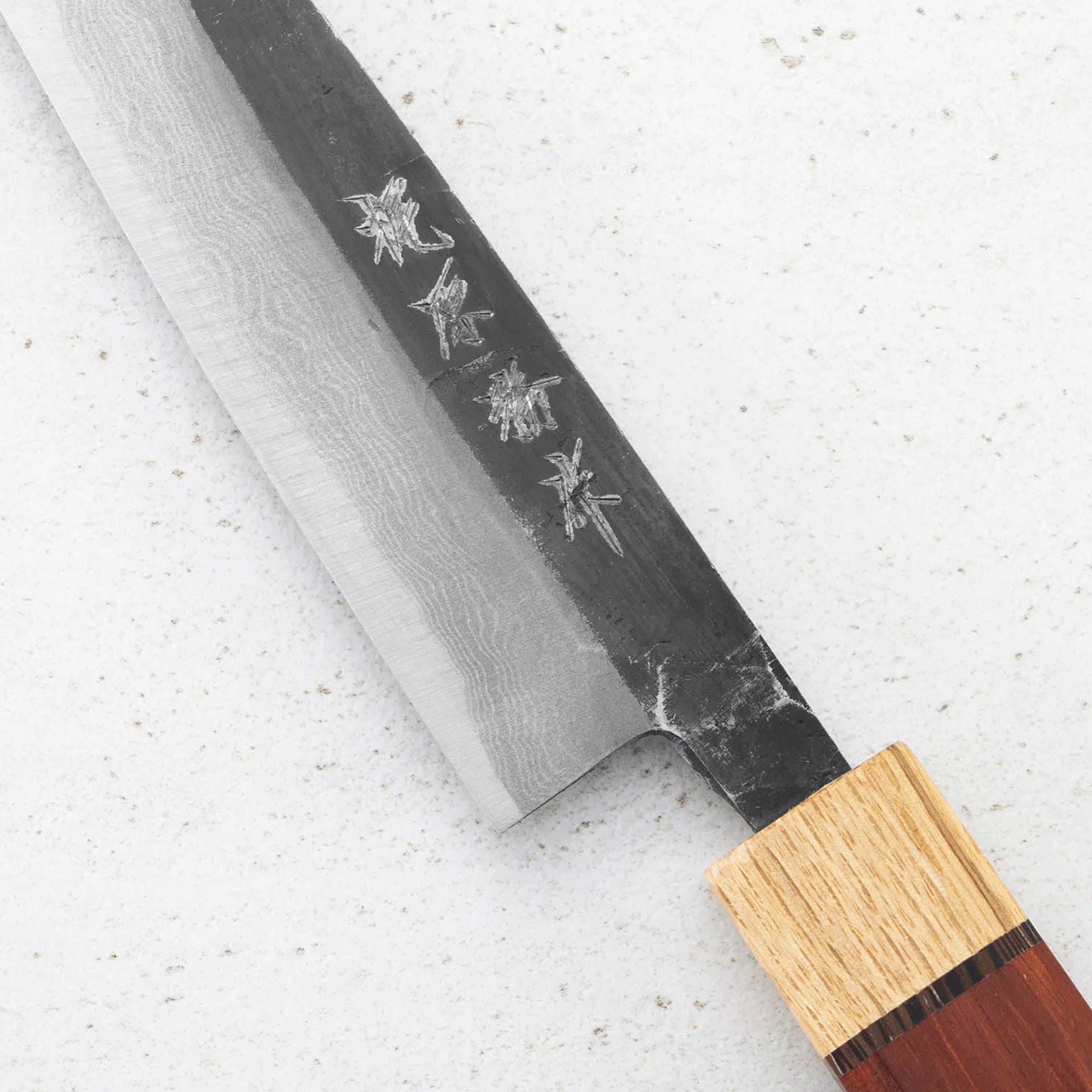 Nůž univerzální 15 cm Kajiwara Damascus Aogami 