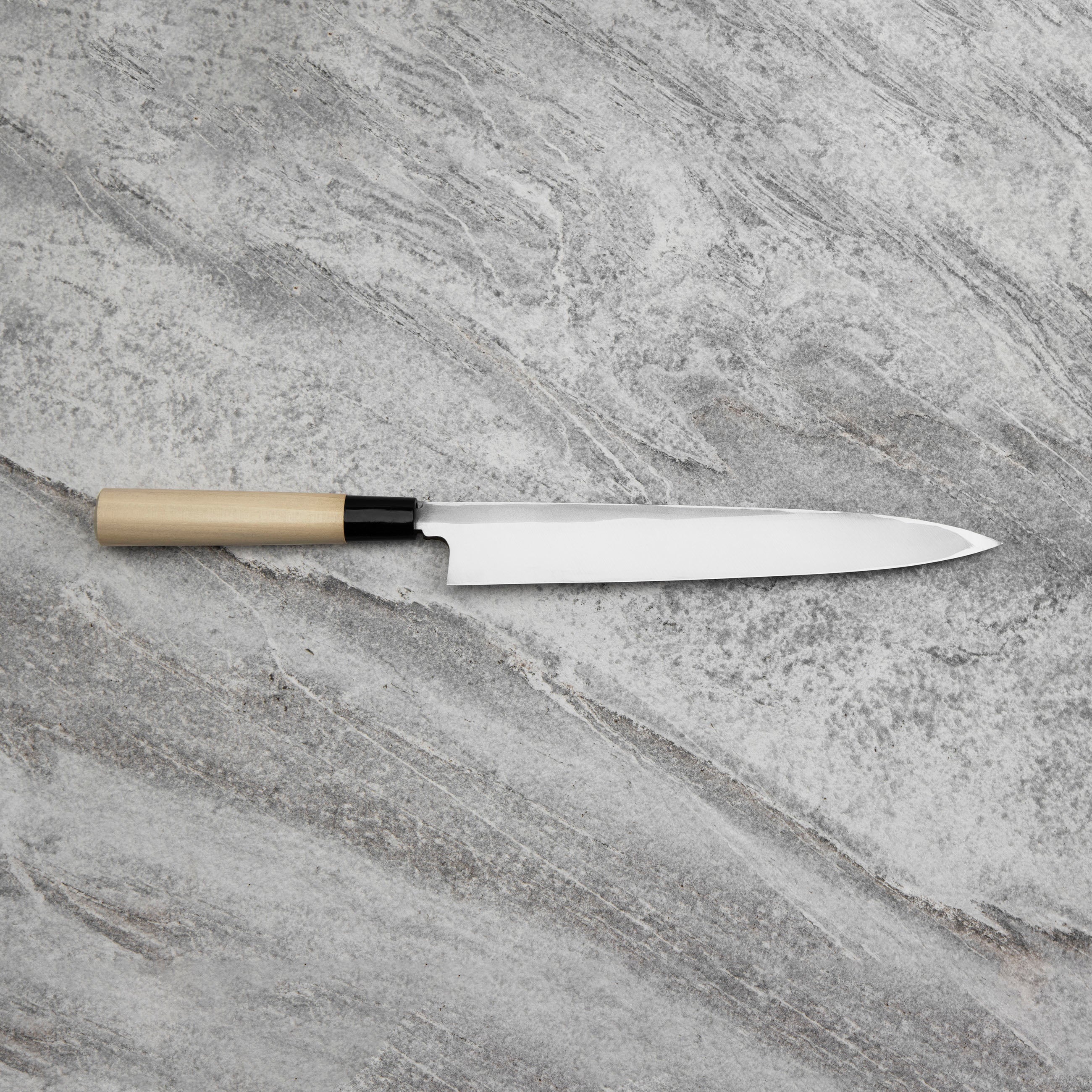 Nůž Yanagiba 24 cm Ittetsu Forge Black Shirogami