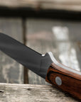 Outdoorový nůž Hattori Amago Cocobolo AUS-8 Outdoor 6,5 cm