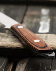 Outdoorový nůž Hattori Amago Cocobolo AUS-8 Outdoor 6,5 cm