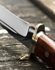 Outdoorový nůž Hattori Fighter S AUS-8 Cocobolo Outdoor 15,5 cm