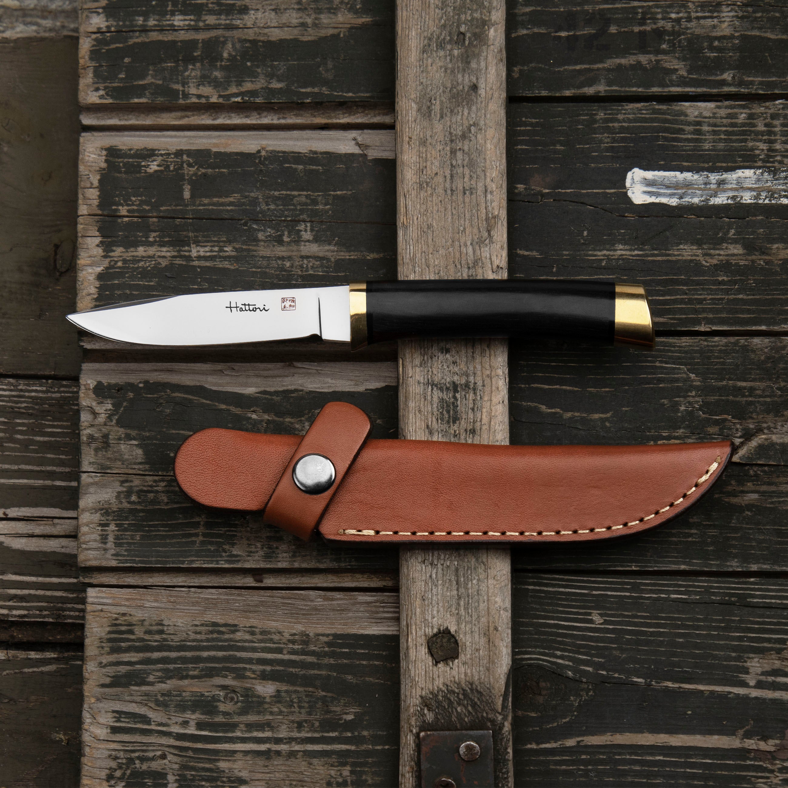 Outdoorový nůž Hattori Hunter VG-10 Heban Outdoor 10 cm