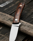 Outdoorový nůž Hattori Little Hunter VG-10 Mahogany Outdoor 6,5 cm