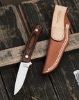 Outdoorový nůž Hattori Little Hunter VG-10 Mahogany Outdoor 6,5 cm