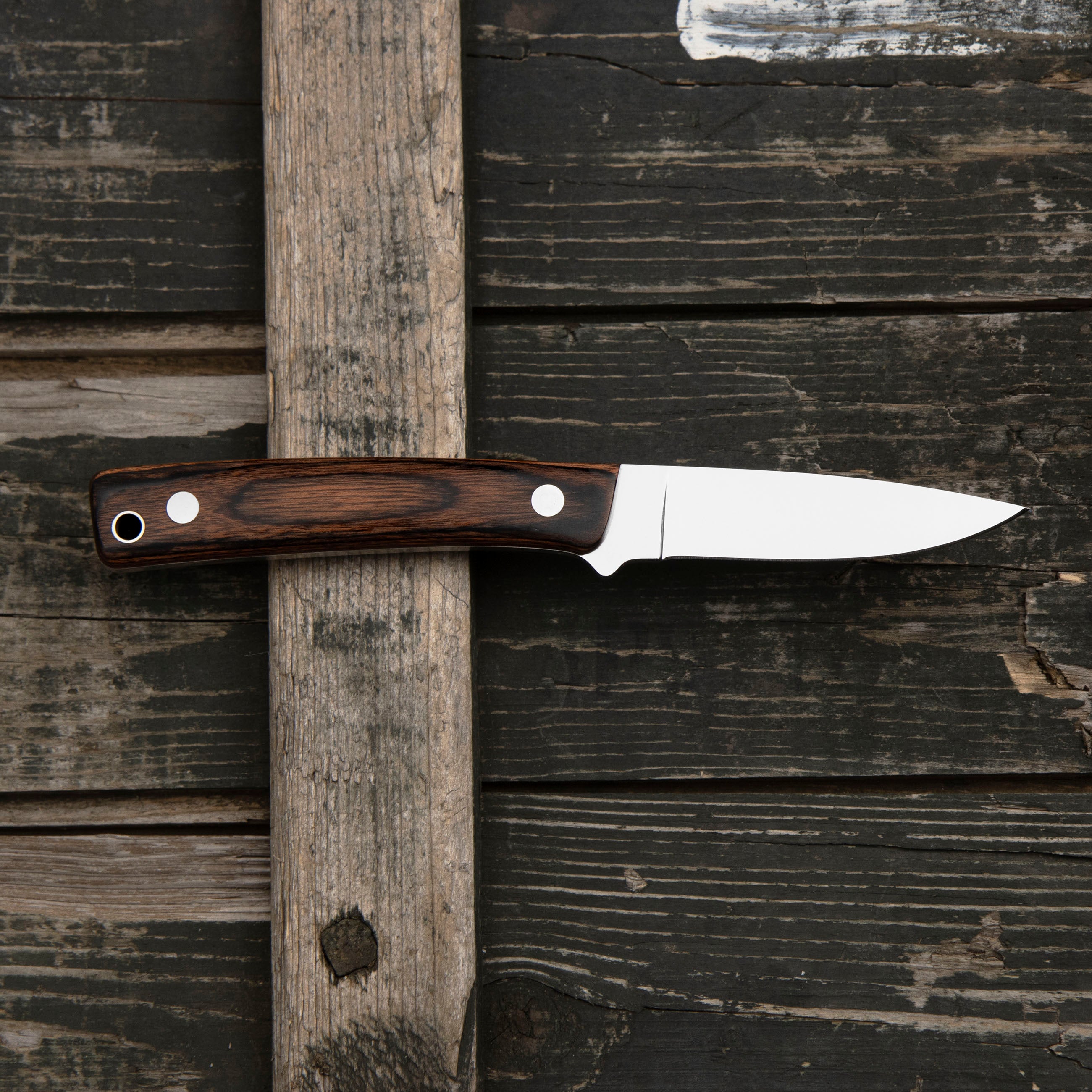 Outdoorový nůž Hattori Little Hunter VG-10 Mahogany Outdoor 6,5 cm