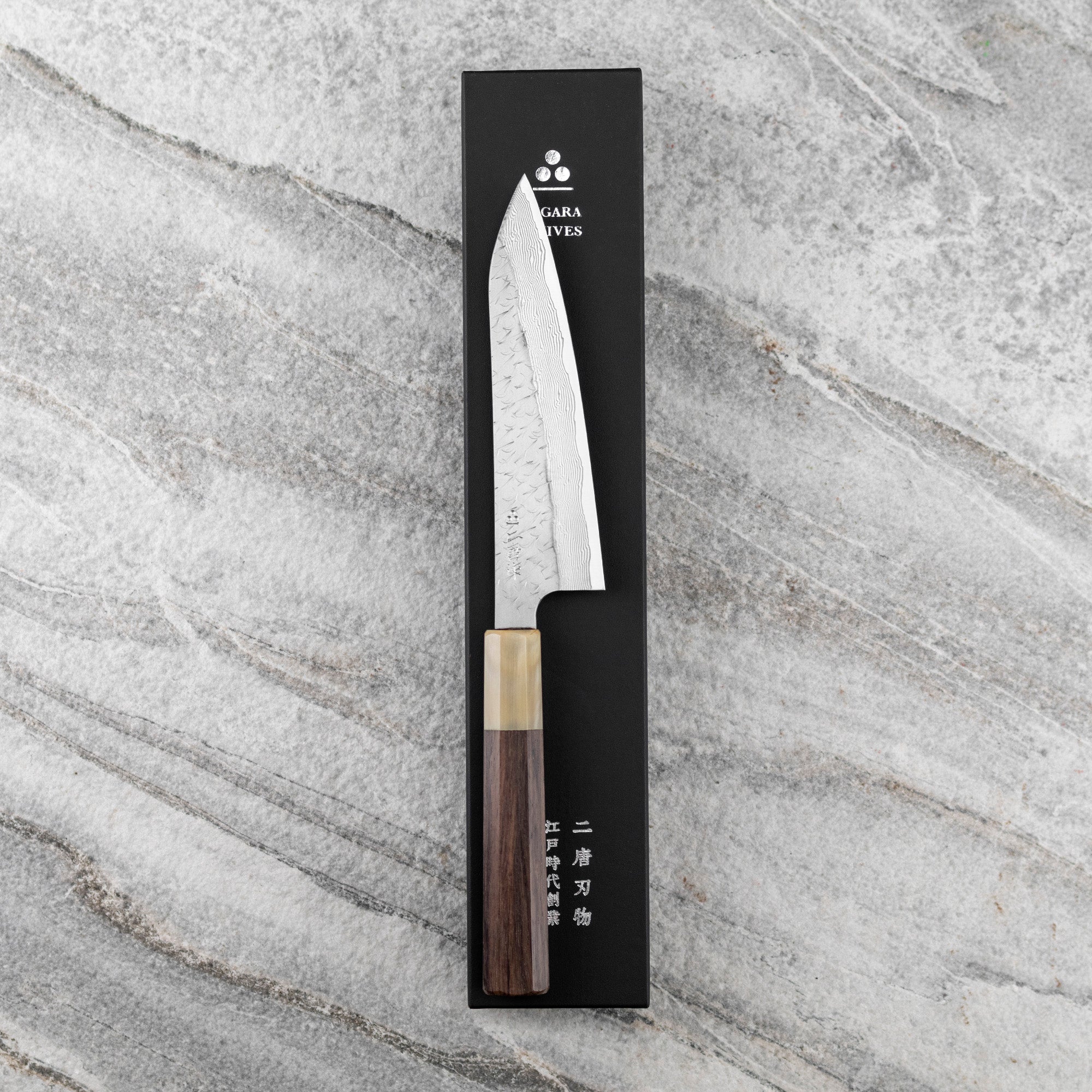 Nůž Univerzální 11 cm Nigara Hamono STRIX Damašek