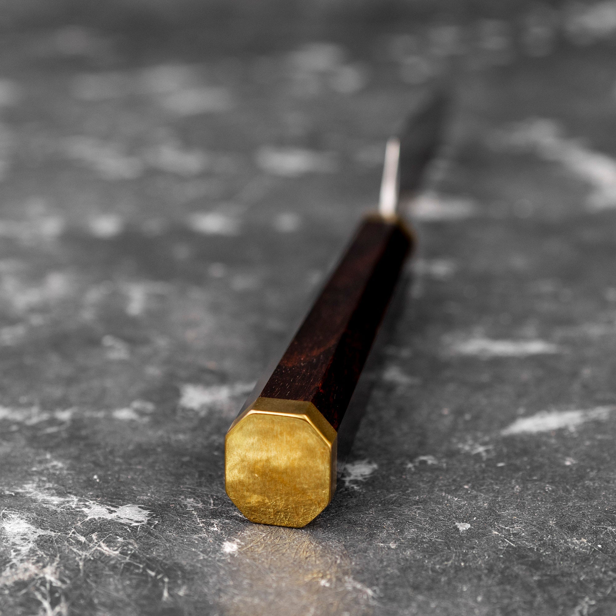 Nůž Univerzální 13 cm Yu Kurosaki Kokusen Brass Aogami Super/SS