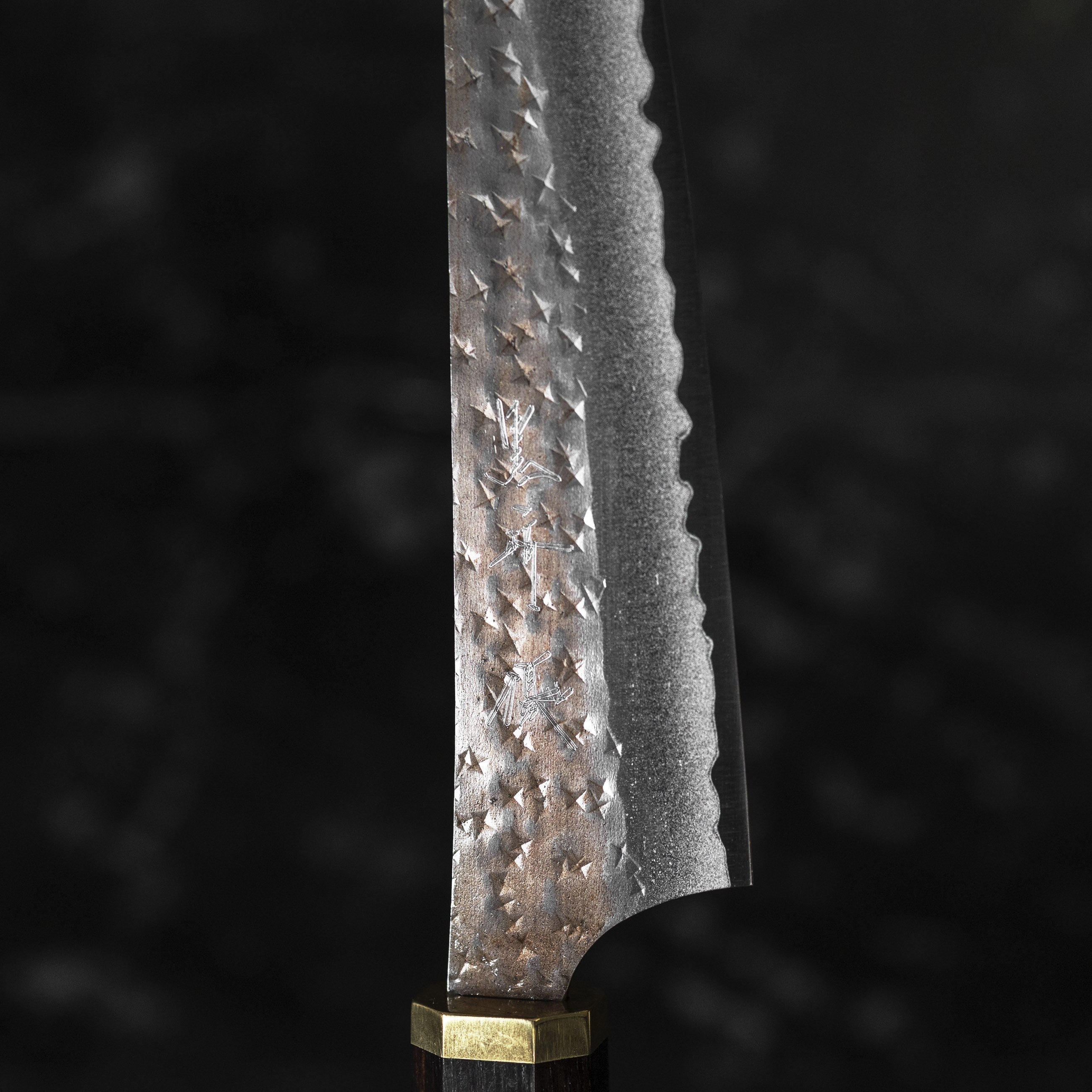 Nůž Univerzální 15 cm Yu Kurosaki Kokusen Brass Aogami Super/SS