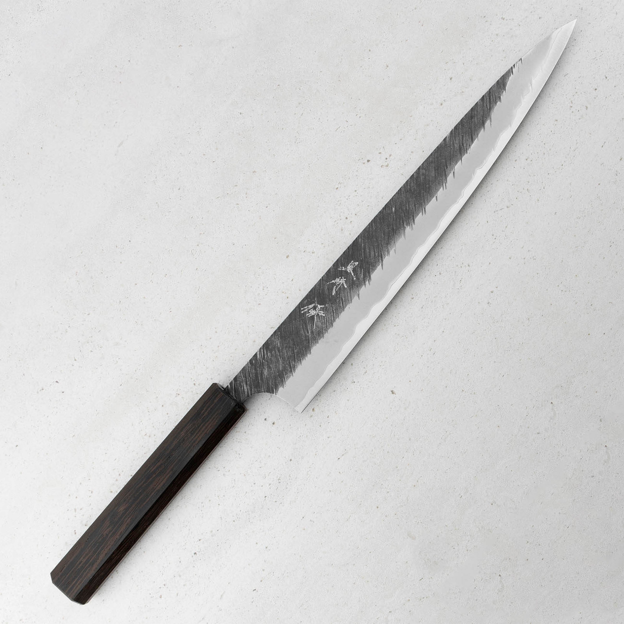 Plátkovací nůž 27 cm Yu Kurosaki Fujin MW Aogami Super/SS